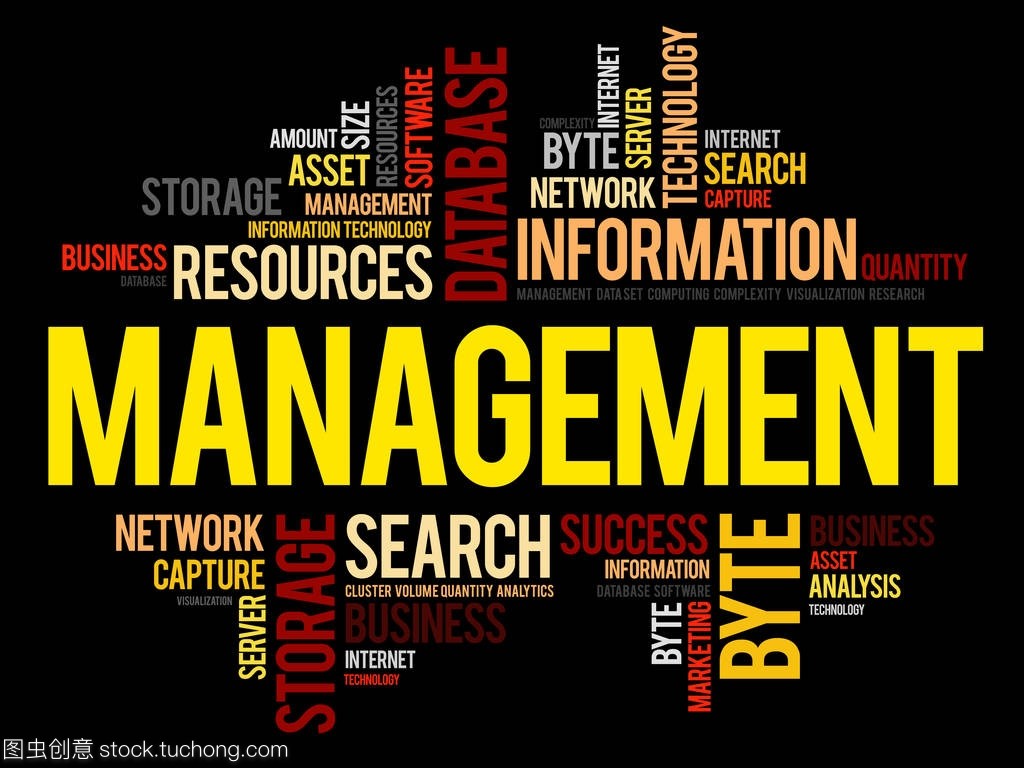 管理一詞云拼貼