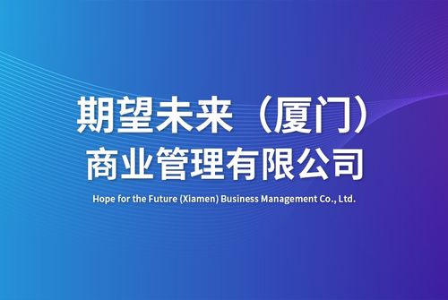 期望未來 廈門 商業管理